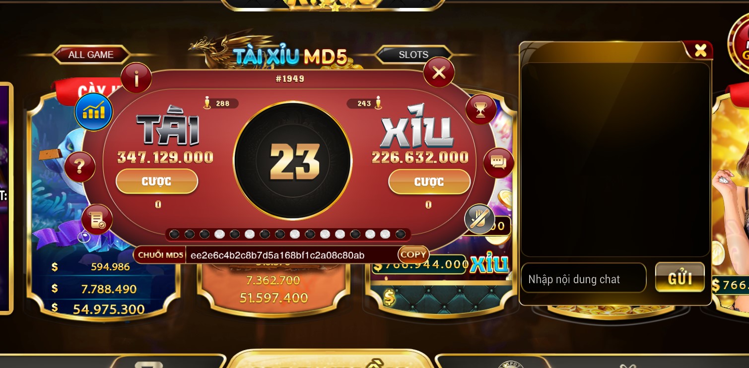 Bán Code Game Tài Xỉu - Game tx md5 (tài xỉu md5)