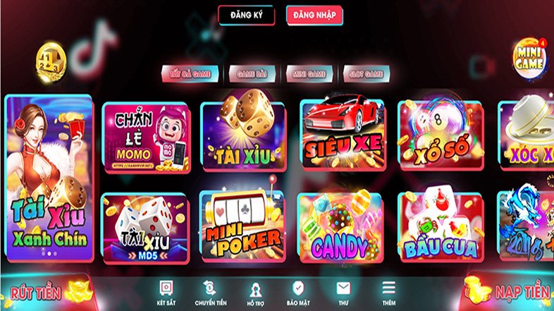 Bán code game bài giao diện tiktok, bắn cá, lô đề mục đích giải trí