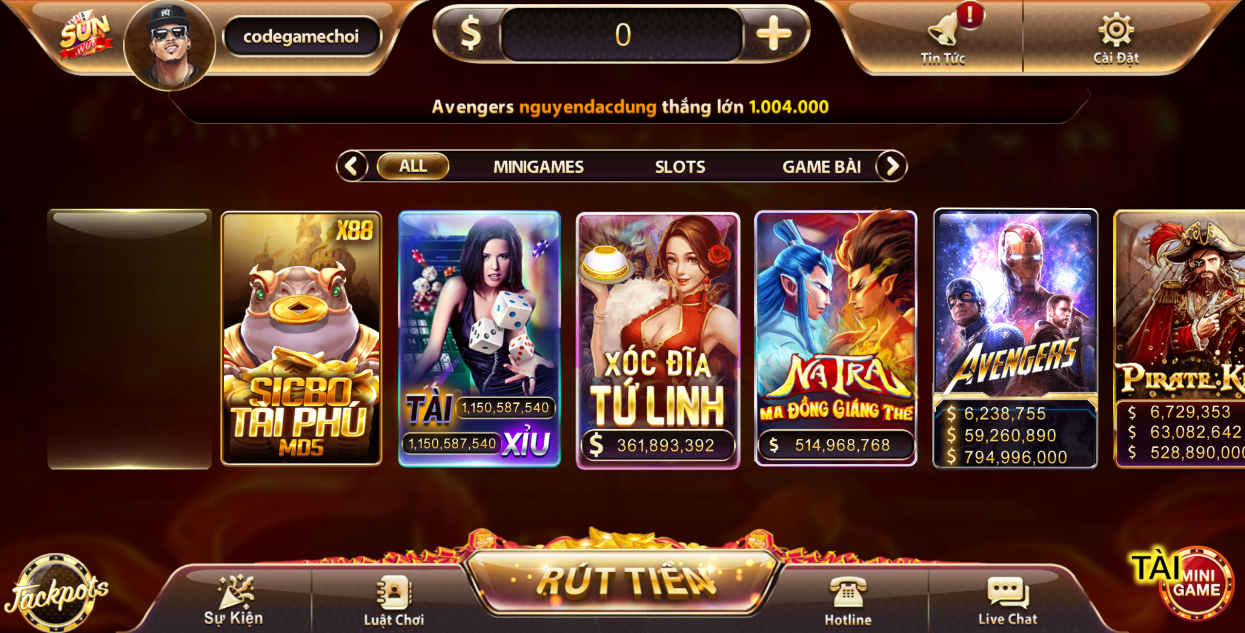 Mua src Game bài, tài xỉu - Go88S Full Game Tài Xỉu Md5, Bắn Cá, Bắn Máy Bay, Slots