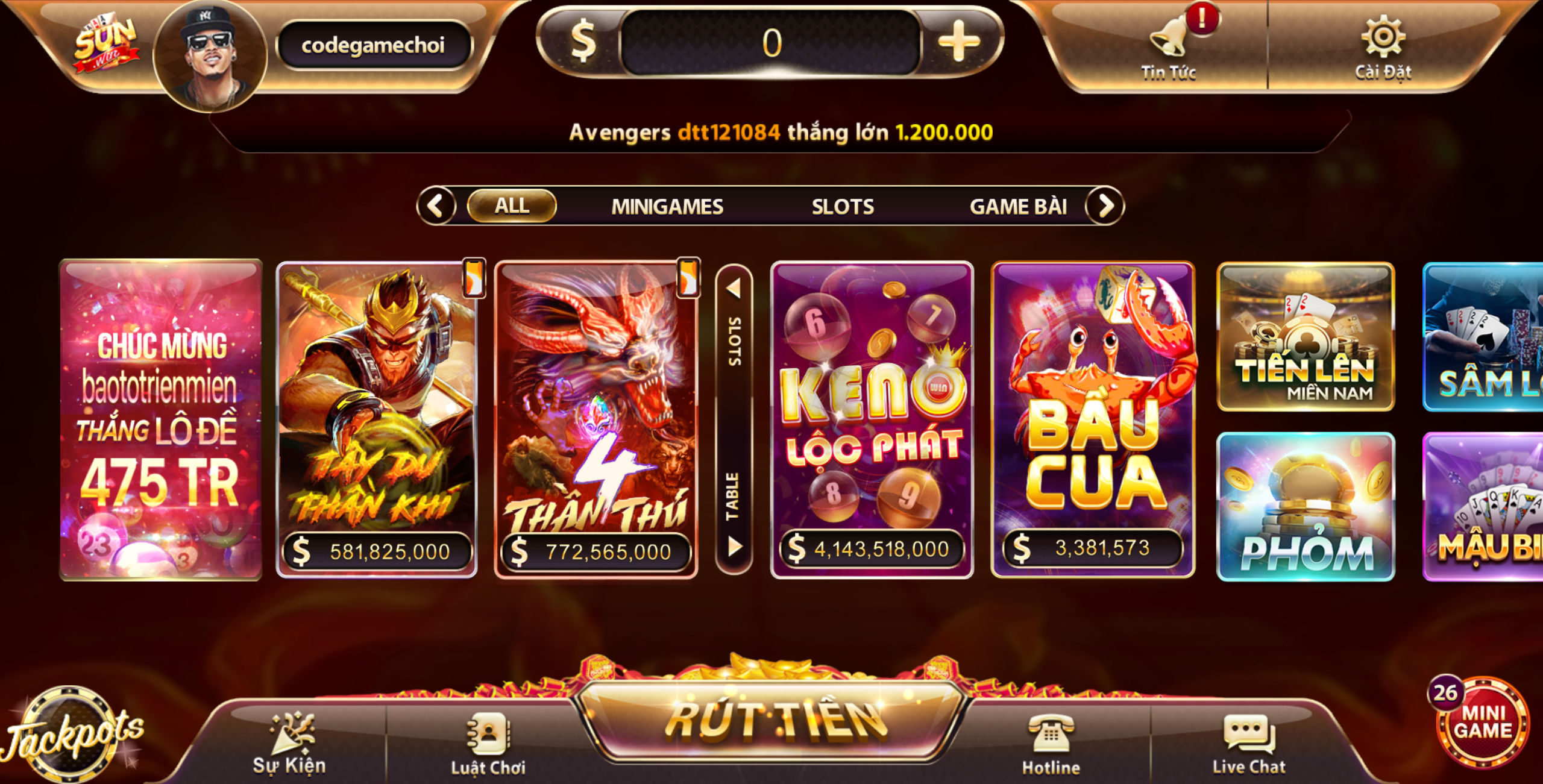 Bán Mã Nguồn Game Tài Xỉu, Đánh Bài, Slots Đầy Đủ Chức Năng Sunwin - Mua ngay