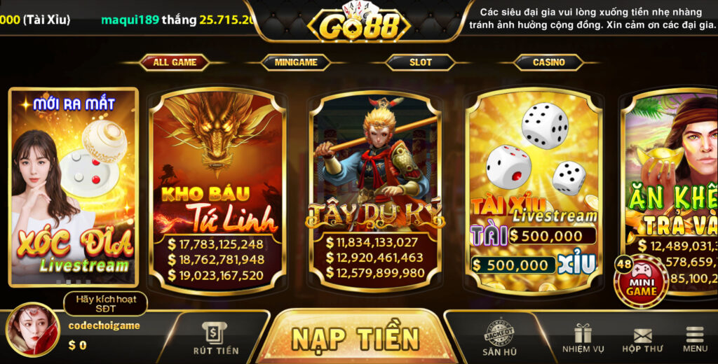 Bán Full Source Code Mã Nguồn Code Game Tài Xỉu – Src Game Bài – Bắn Cá Nổ Hũ