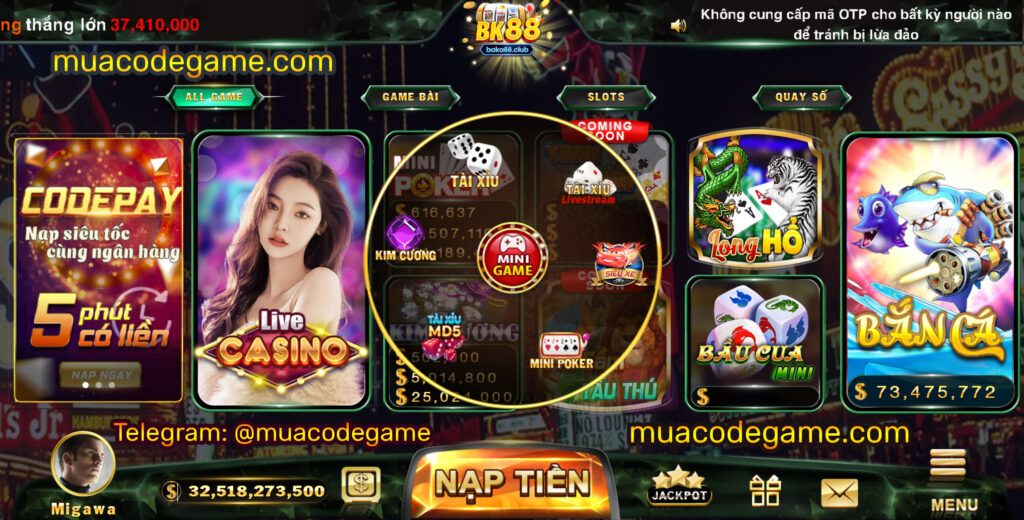 Bán Full Source Code Mã Nguồn Code Game Tài Xỉu – Src Game Bài – Bắn Cá Nổ Hũ